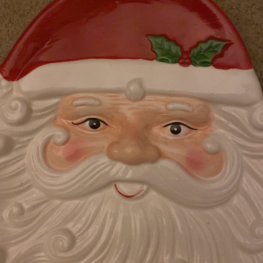 Santa Face Plate - Picture 2 of 5